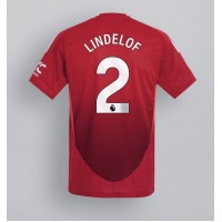 Muški Nogometni Dres Manchester United Victor Lindelof #2 Domaci 2024-25 Kratak Rukav